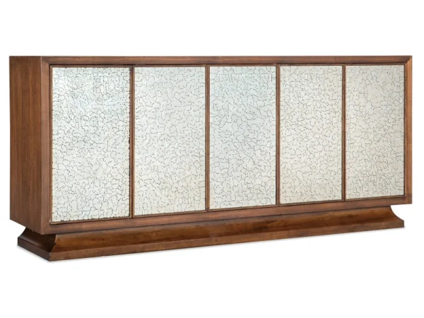 Melange Lloyds Leopard Entertainment Credenza Entertainment Stands Brown