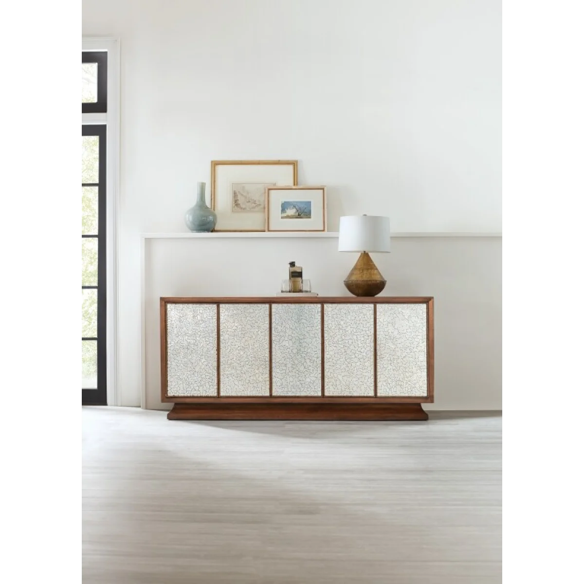Melange Lloyds Leopard Entertainment Credenza Entertainment Stands Brown 10