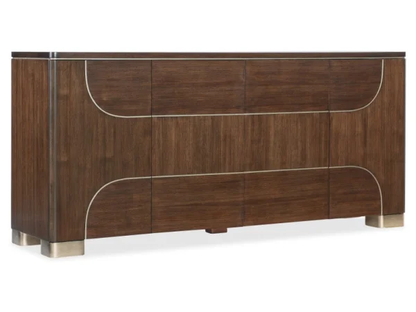 Melange Contours Credenza Entertainment Stands Brown