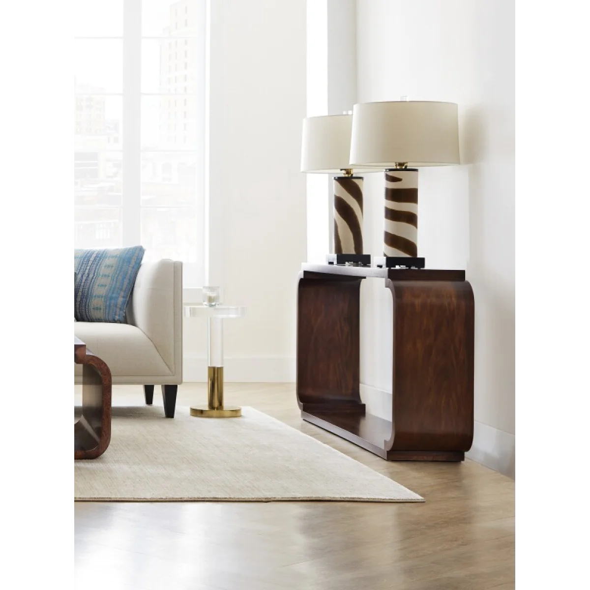 Melange Kingston Console Table Console Tables Brown 8
