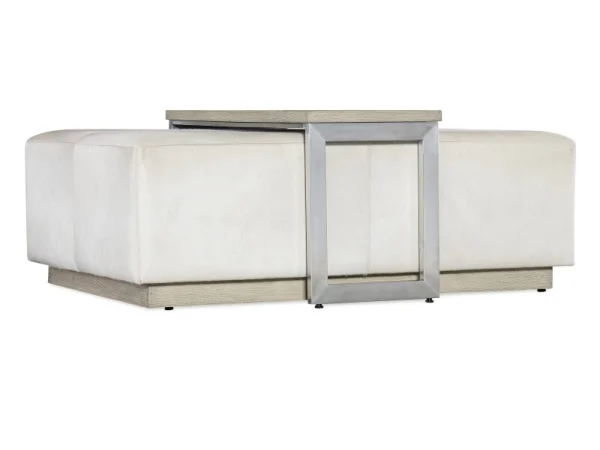 Melange Bridged Cocktail Table Cocktail & Coffee Tables Beige