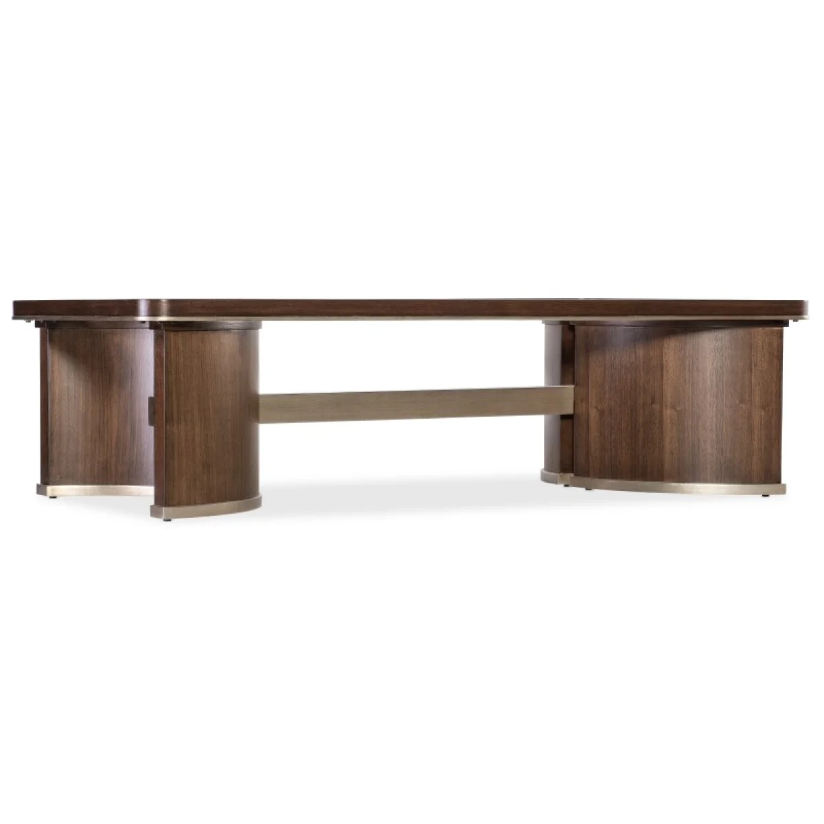 Melange Contours Cocktail Table Cocktail & Coffee Tables Brown 4