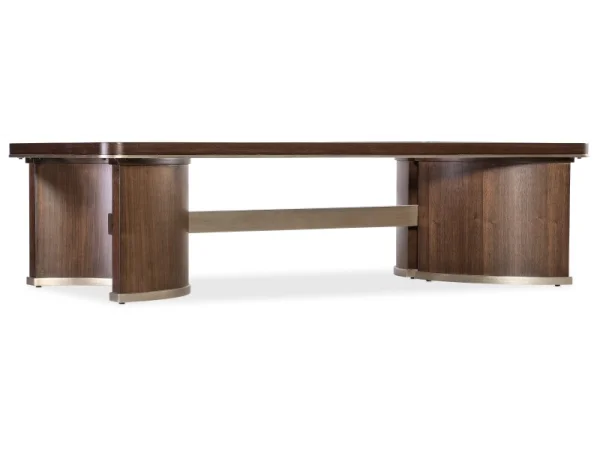 Melange Contours Cocktail Table Cocktail & Coffee Tables Brown