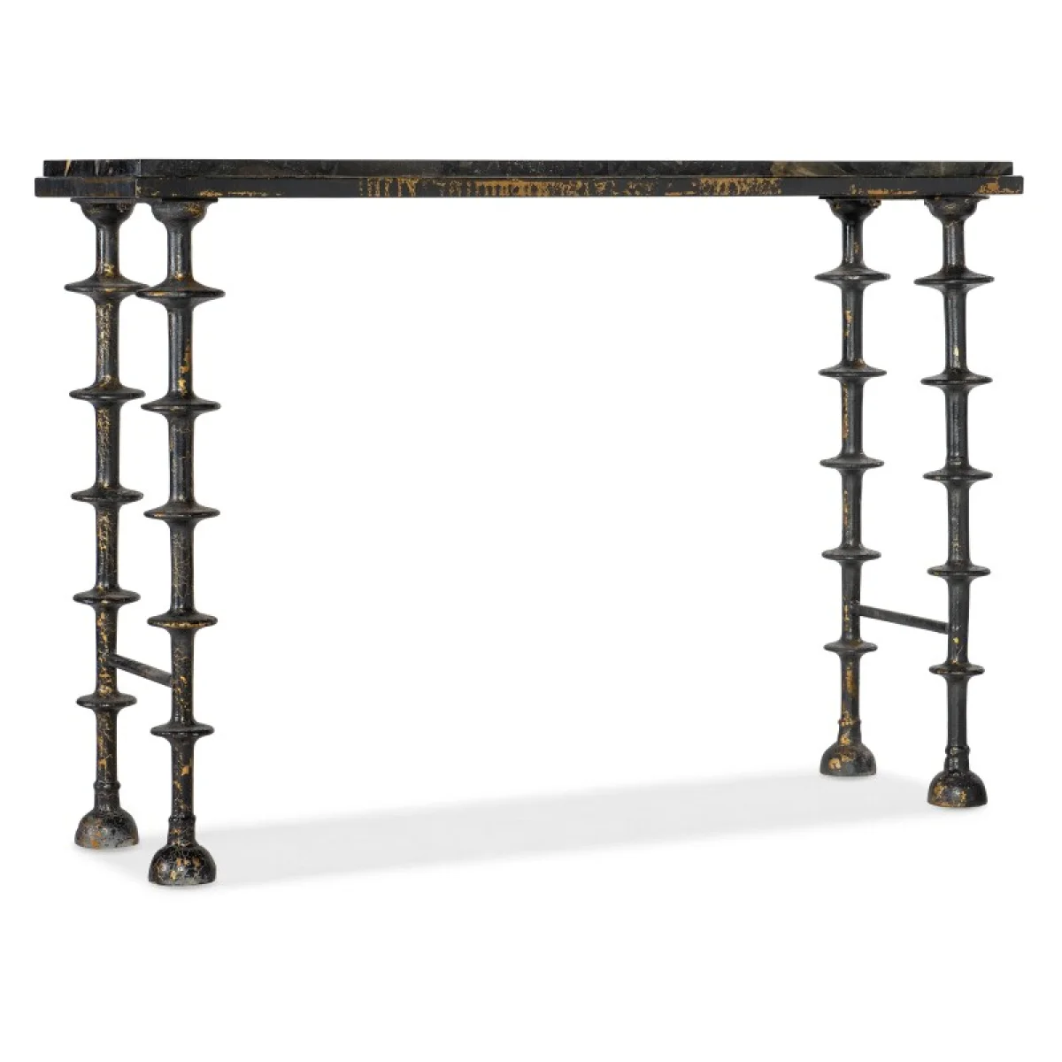 Melange Darcie Stone Top Hall Console Console Tables black 4