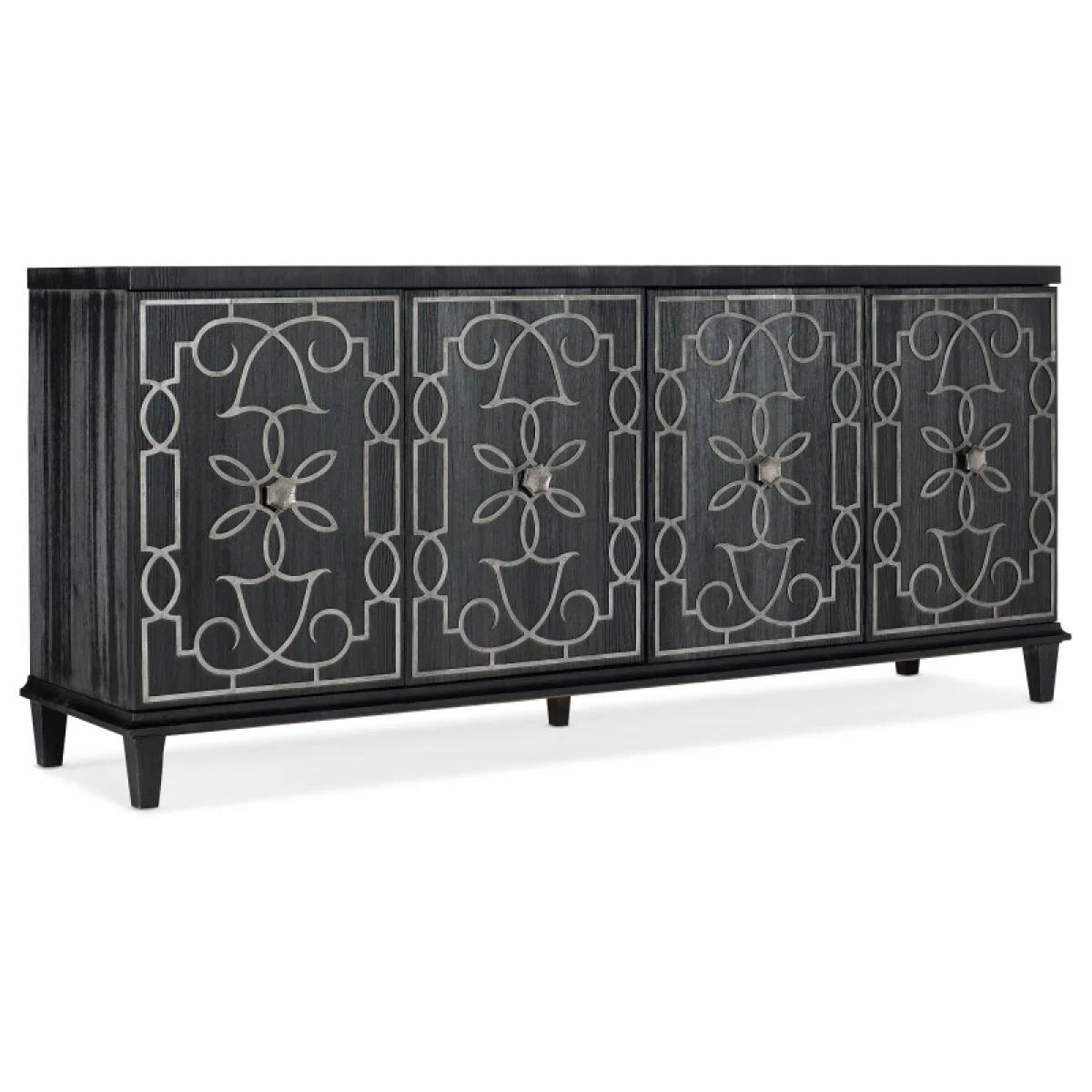 Melange Madeline Four Door Credenza Accent Furniture Accent Furniture 4