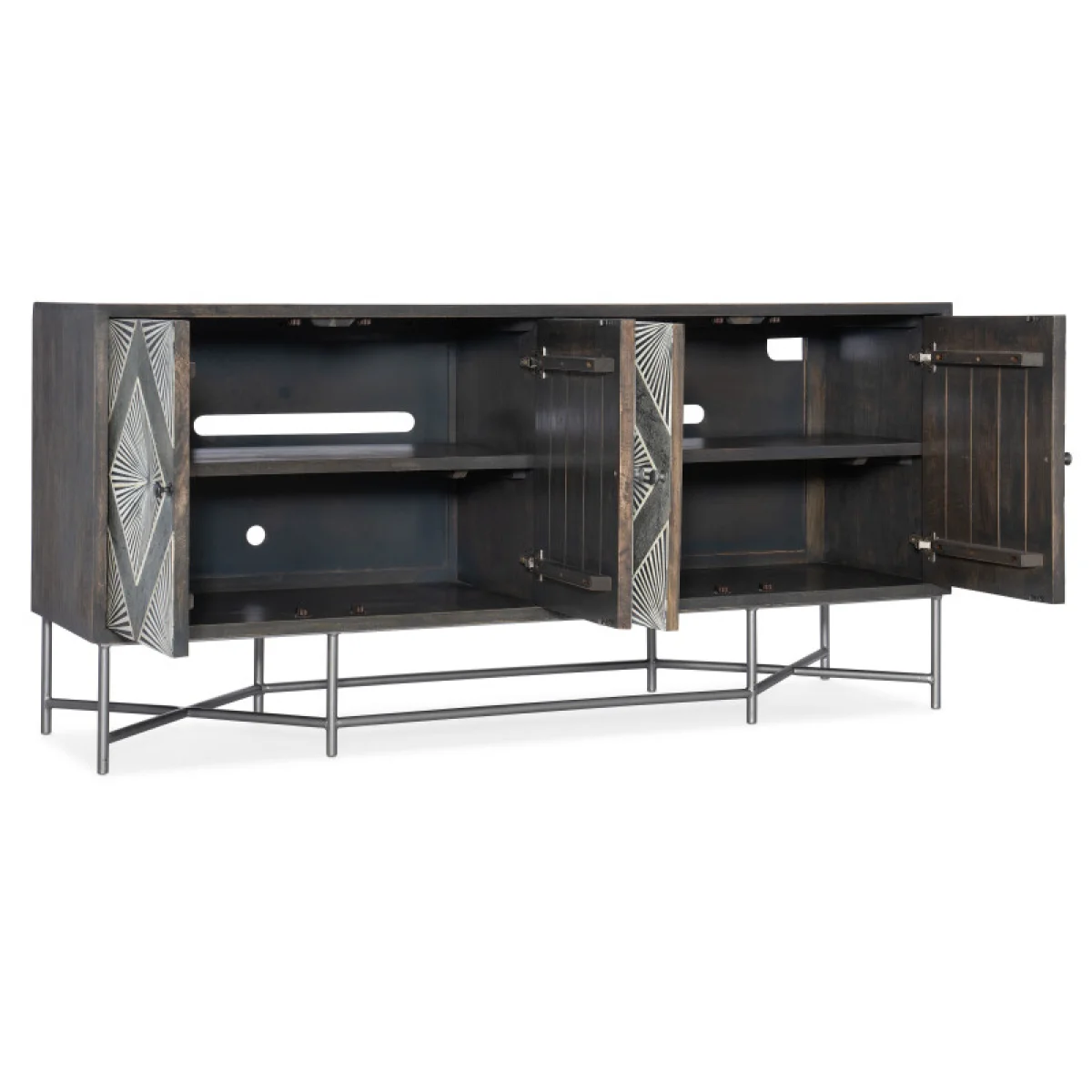 Melange Hawthorne Four Door Credenza Accent Furniture Accent Furniture 6