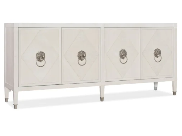 Melange Leo Four Door Credenza Dining Storage Dining Storage