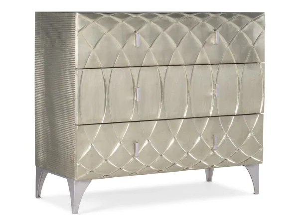 Melange Mathilda Three Drawer Chest Accent Furniture Accent Furniture