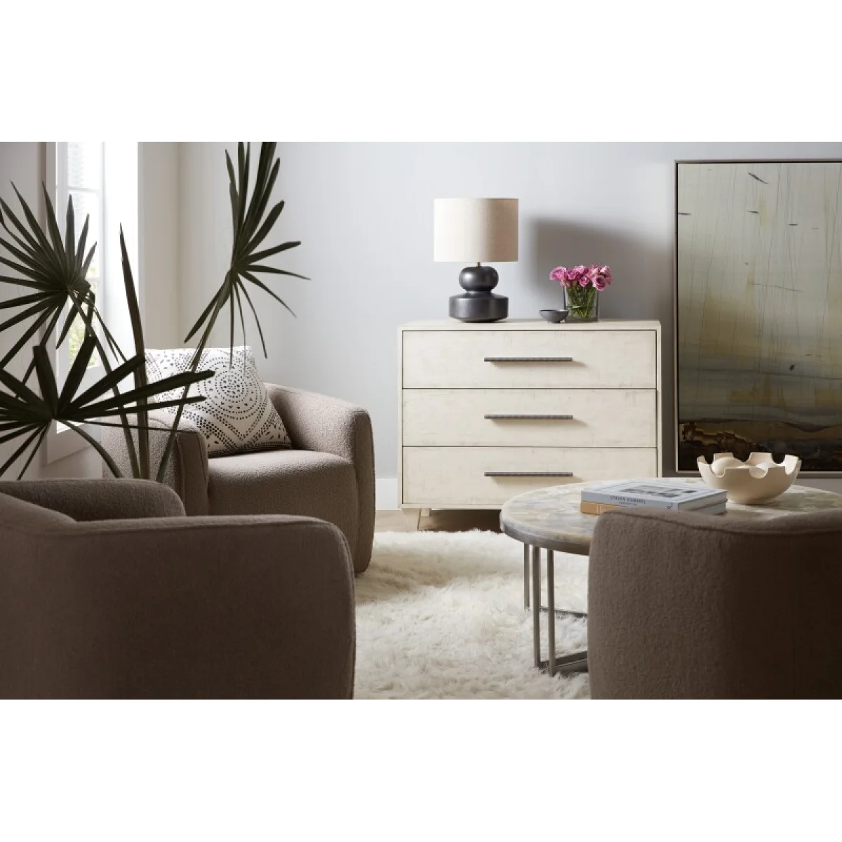 Melange Saffron Three Drawer Chest Accent Furniture Accent Furniture 8