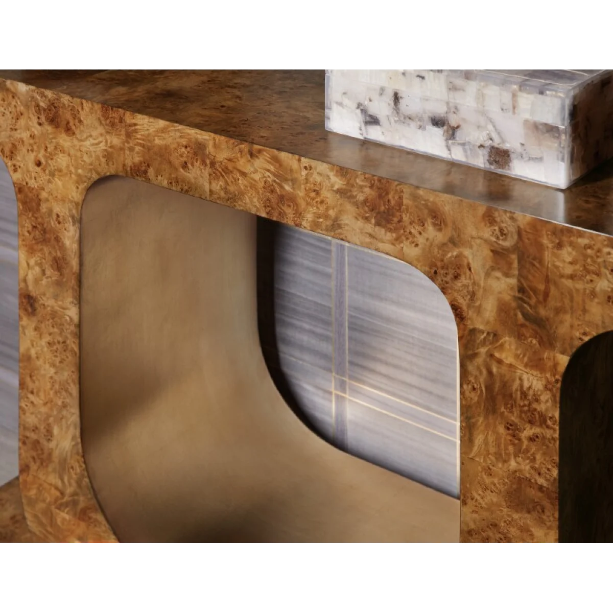 Melange Burlesque Console Table Console Tables Brown 10