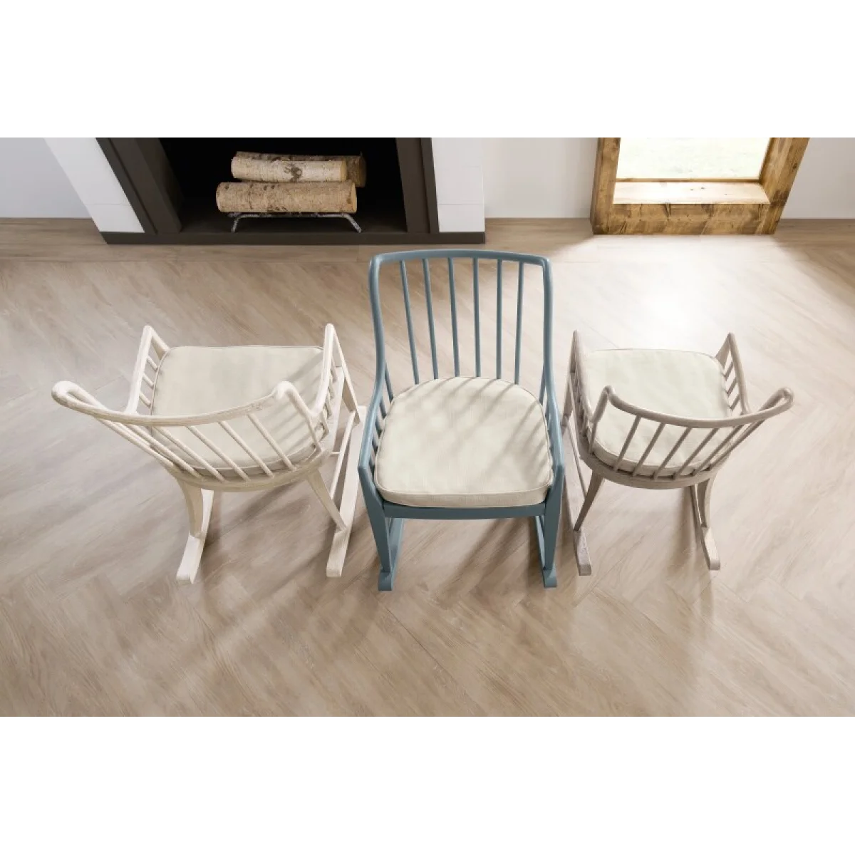 Serenity Moorings Rocking Chair Chairs Beige 8