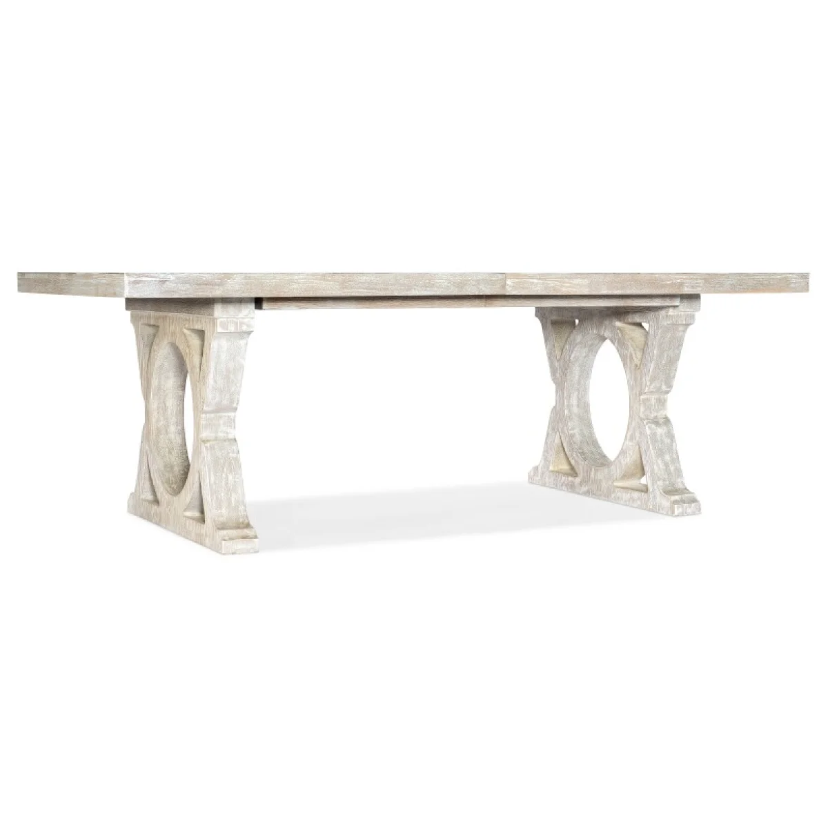 Serenity Topsail Rectangle Dining Table with 2-18in Leaves Dining Tables Brown 4