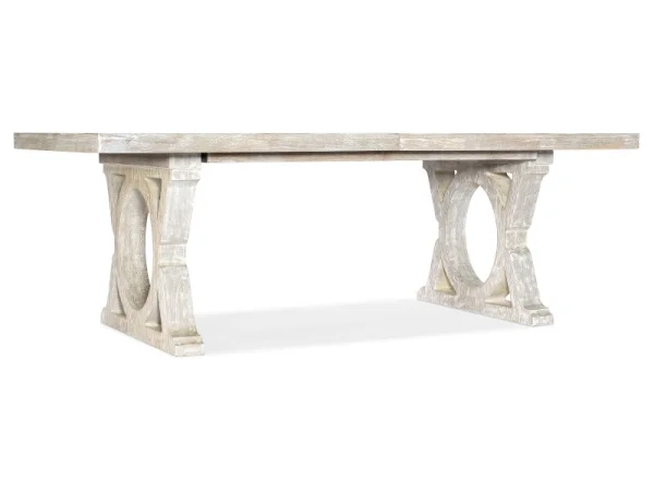 Serenity Topsail Rectangle Dining Table with 2-18in Leaves Dining Tables Brown