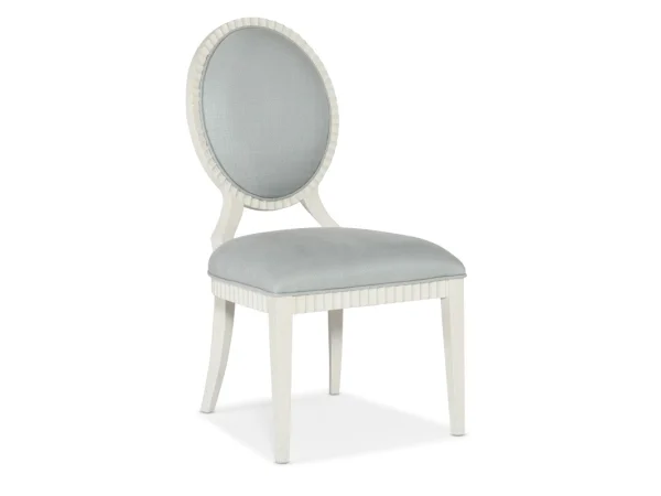 Serenity Martinique Side Chair- Chairs & Benches blue