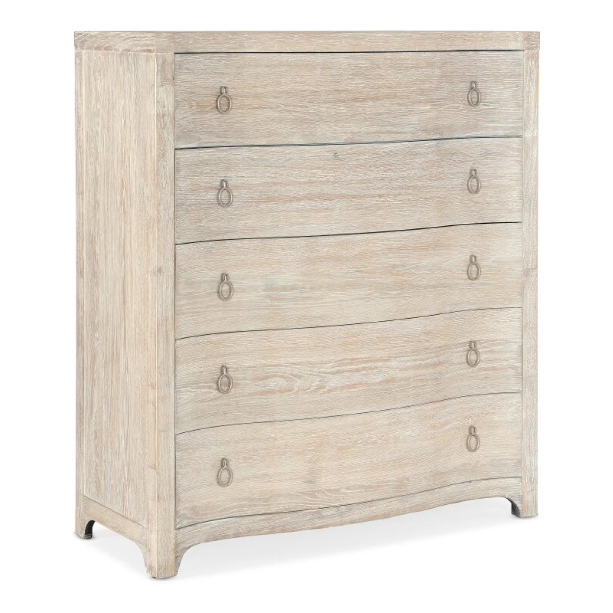 Serenity Monterey Five Drawer Chest Chests Brown 4