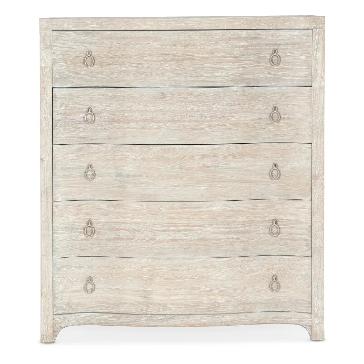 Serenity Monterey Five Drawer Chest Chests Brown 6
