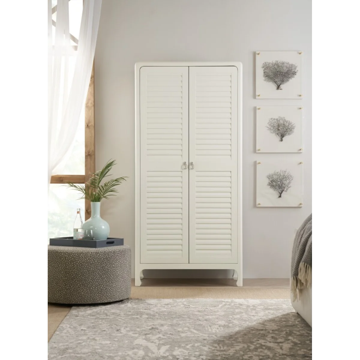 Serenity Cape May Wardrobe Dressers Cream 8