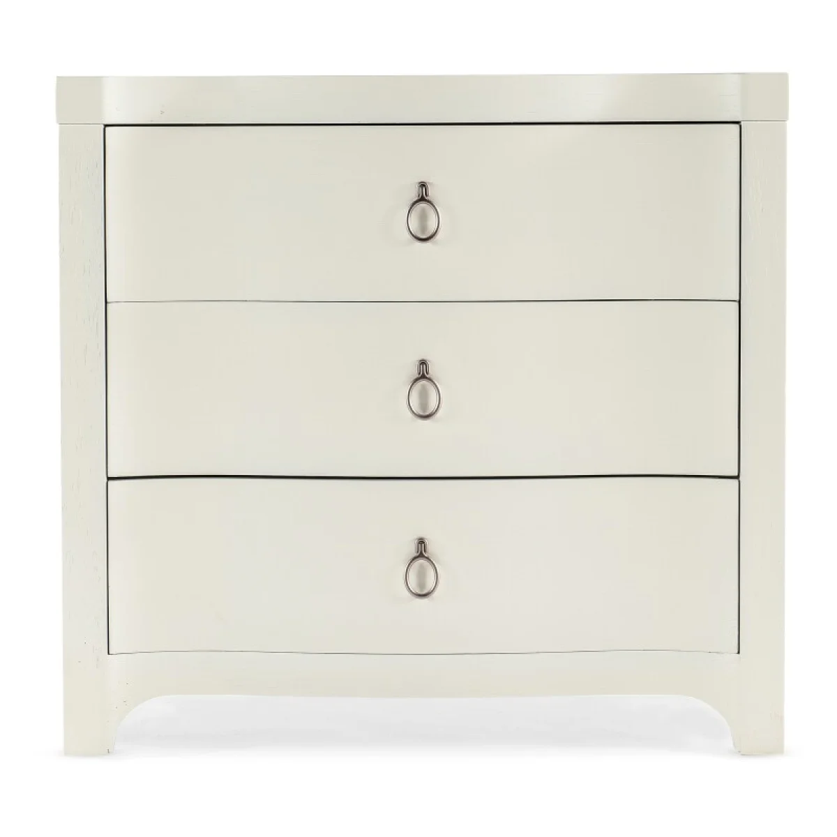 Serenity Antigua Three Drawer Nightstand Nightstands Cream 6