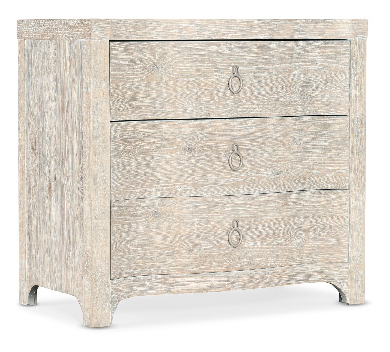 63509011680-102024229 Serenity Antigua Three Drawer Nightstand - Image 1