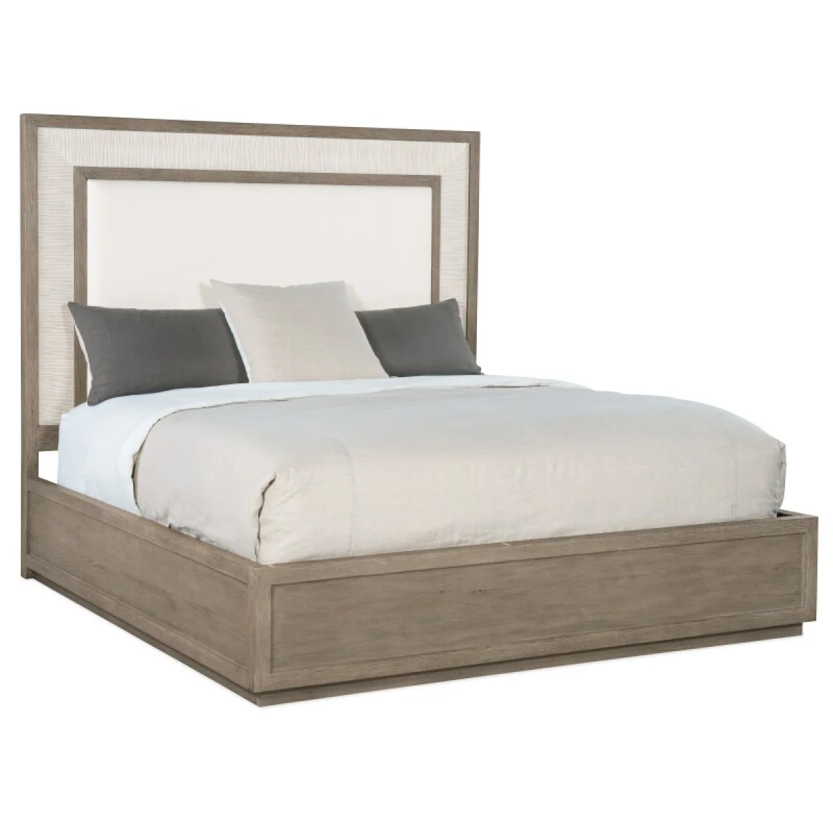 Serenity Rookery Cal King Upholstered Panel Bed Beds Beds 4