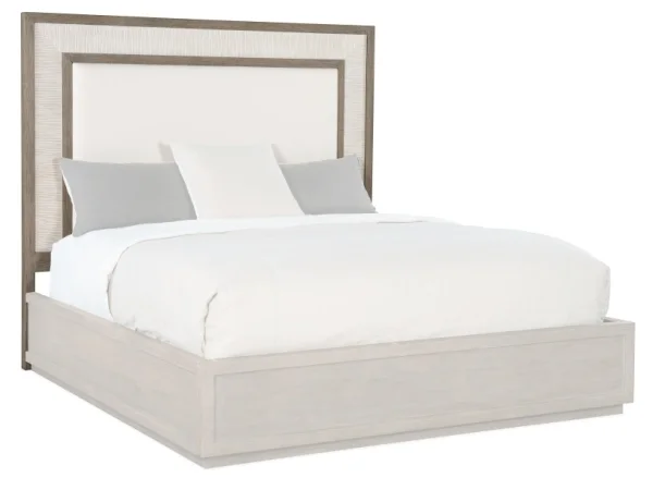 Bedroom Serenity Rookery 6/0-6/6 Upholstered Panel Headboard Bed Parts Bed Parts