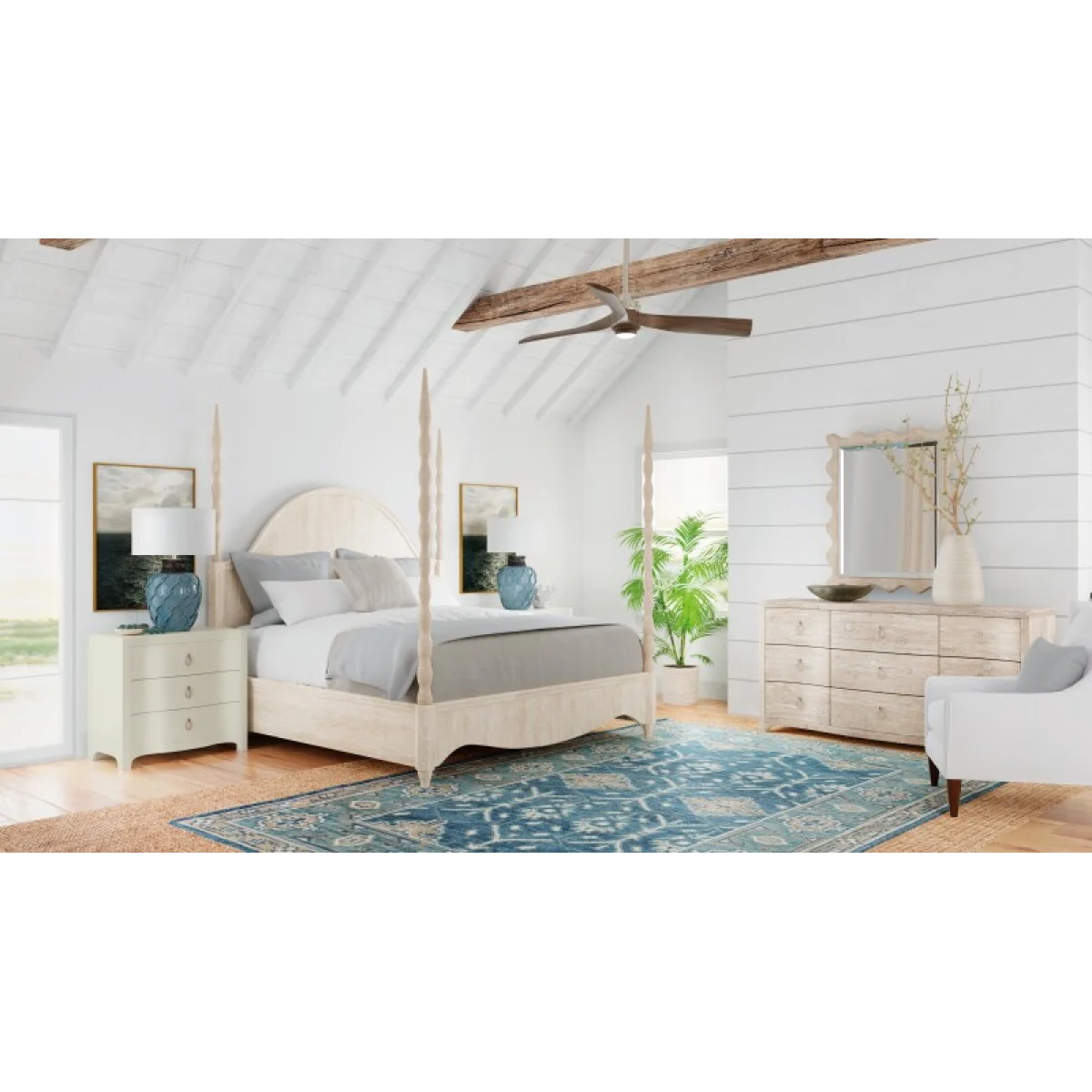 Serenity Jetty King Poster Bed Beds Beds 8