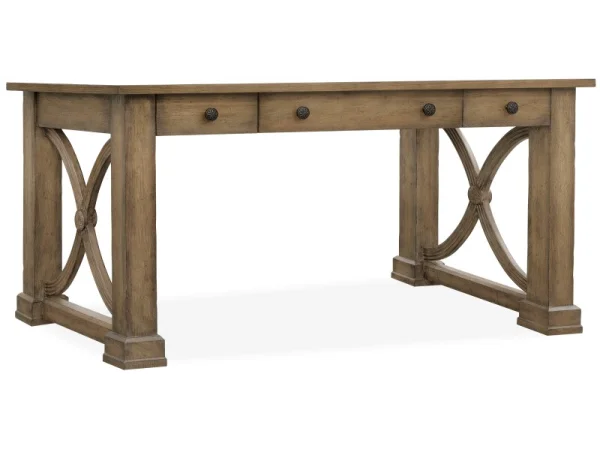 Melange Architectural Writing Desk Desks Brown