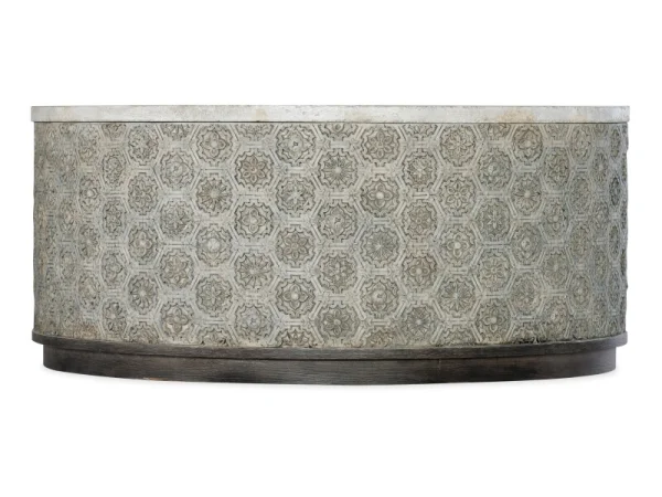 Melange Greystone Round Cocktail Table Cocktail & Coffee Tables Cocktail & Coffee Tables