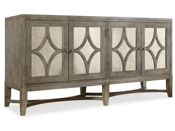 Melange Medallion Console Console Tables Brown 15