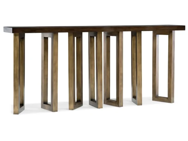 Melange Connelly Hall Console Console Tables Brown