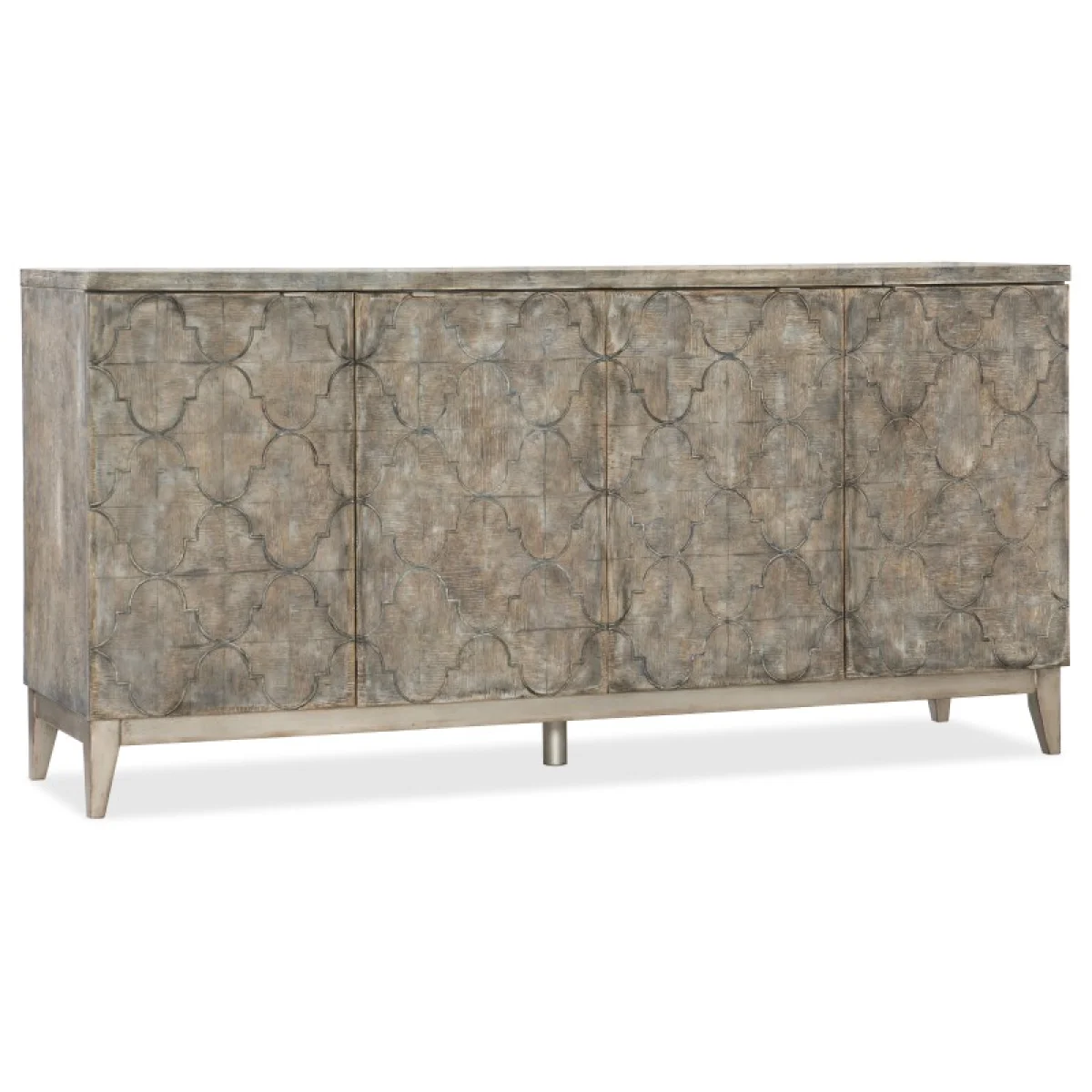 Melange Fairfax Credenza Dining Storage Brown 4