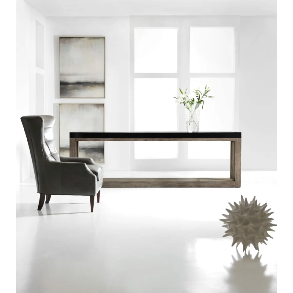 Melange Vienna Console Console Tables Brown 7