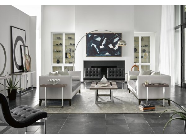 Modern Wyatt Round End Table - Image 2