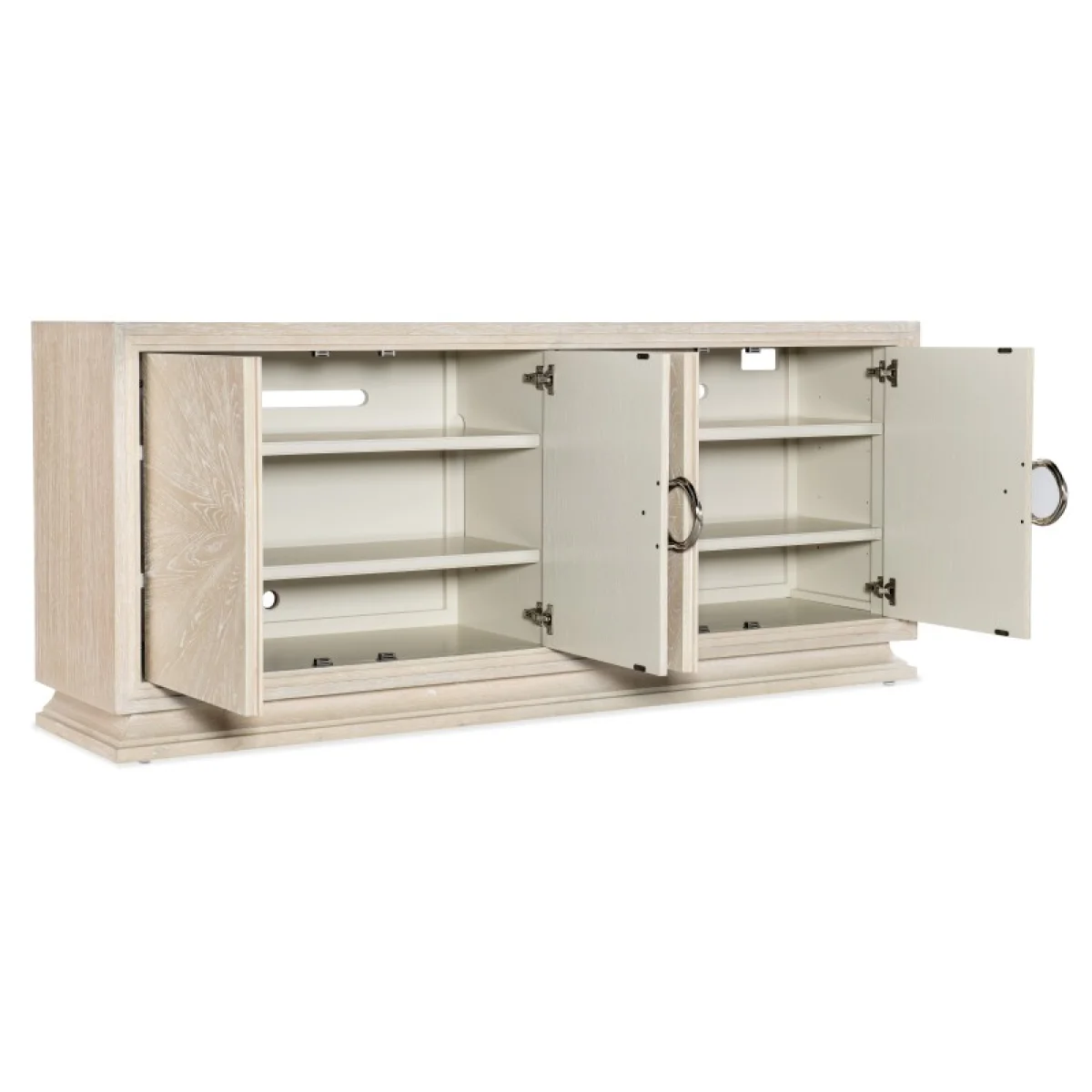 Nouveau Chic Entertainment Console Entertainment Stands Brown 6
