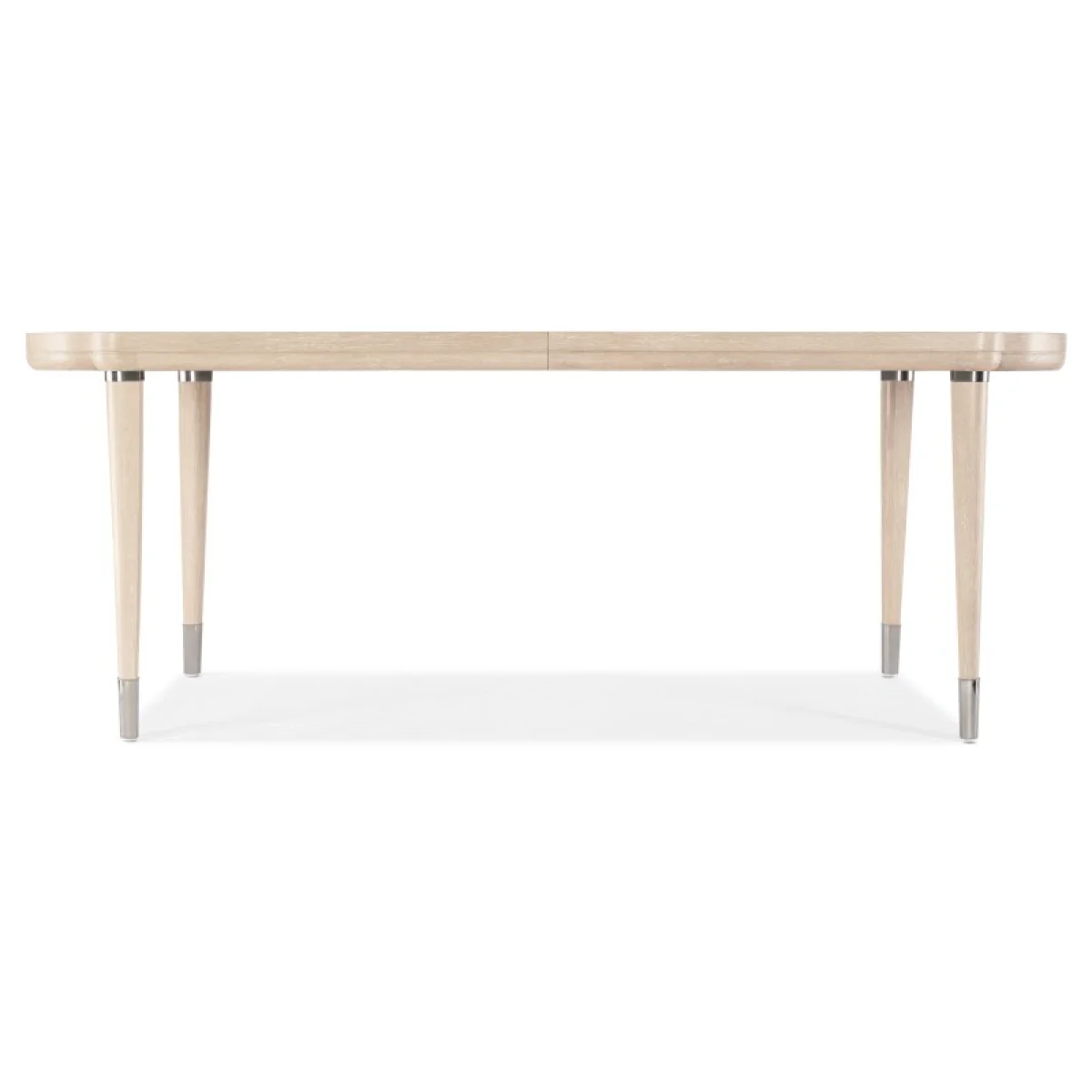 Nouveau Chic Rectangle Dining Table with 1-22in Leaf Dining Tables Brown 7