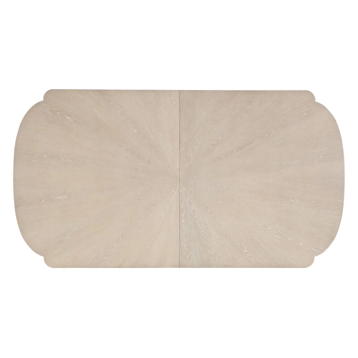 Nouveau Chic Rectangle Dining Table with 1-22in Leaf Dining Tables Brown 9