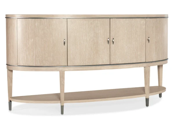 Nouveau Chic Display Cabinet Dining Storage Brown 25