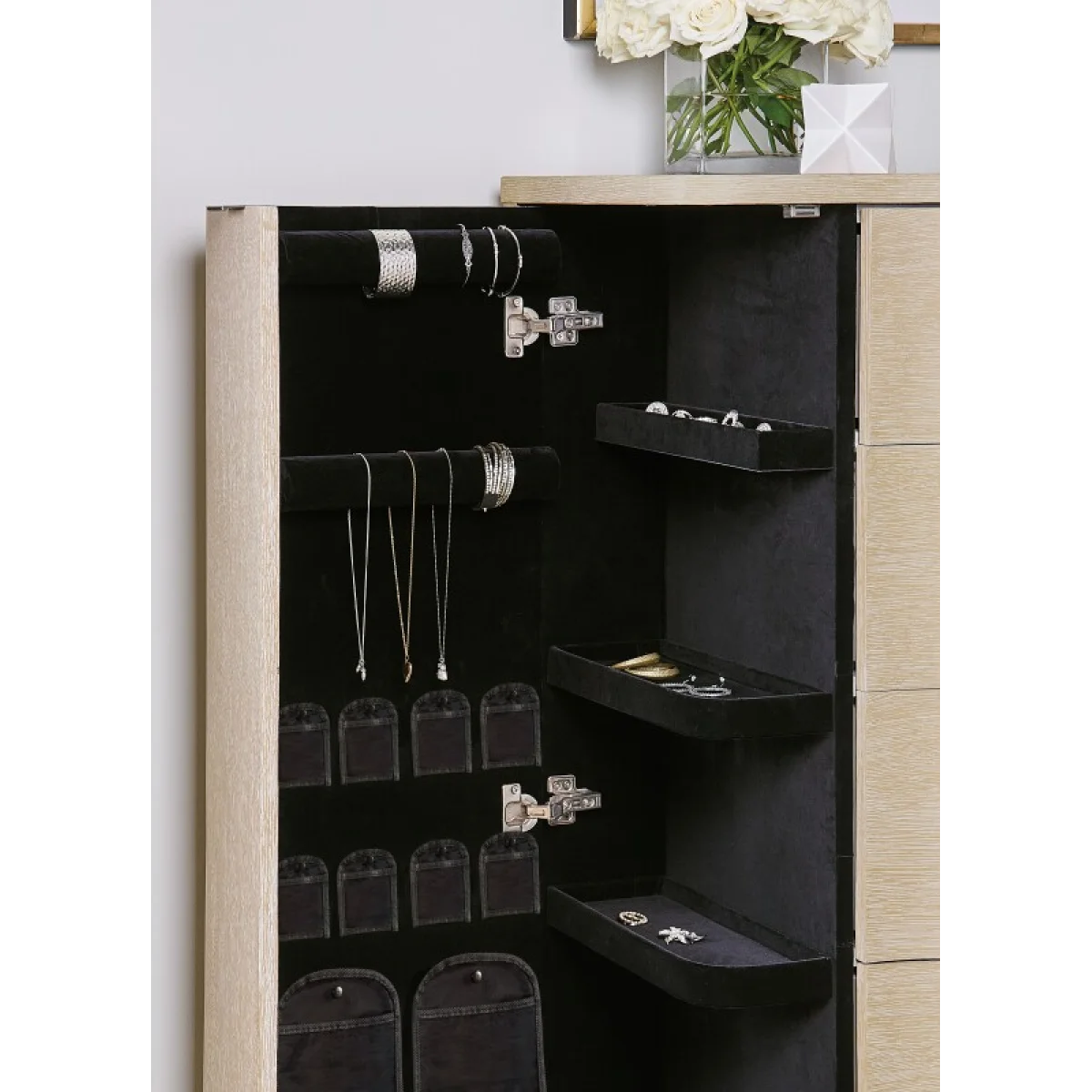 Nouveau Chic Five Drawer Chest Chests Brown 8