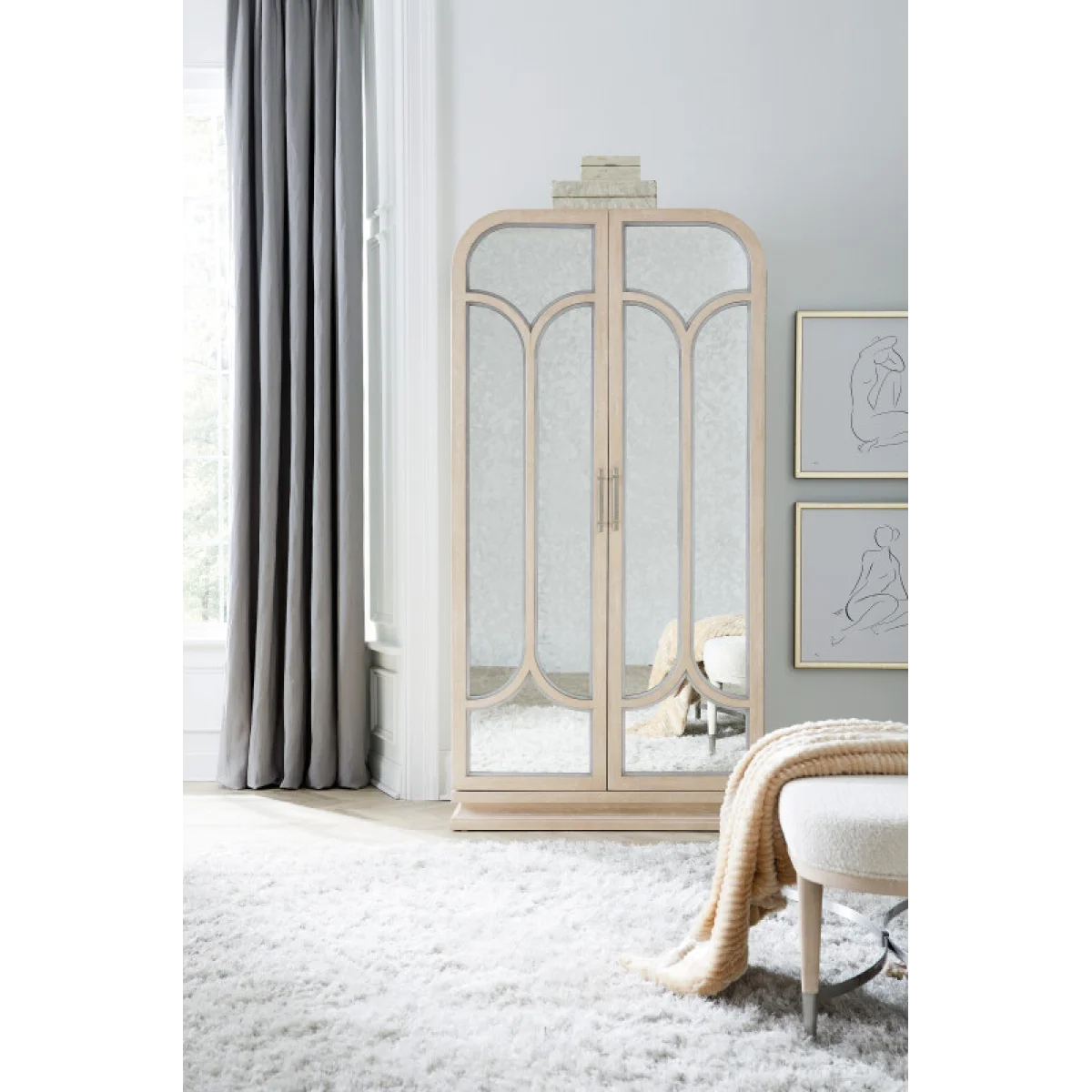 Nouveau Chic Wardrobe Dressers Brown 12
