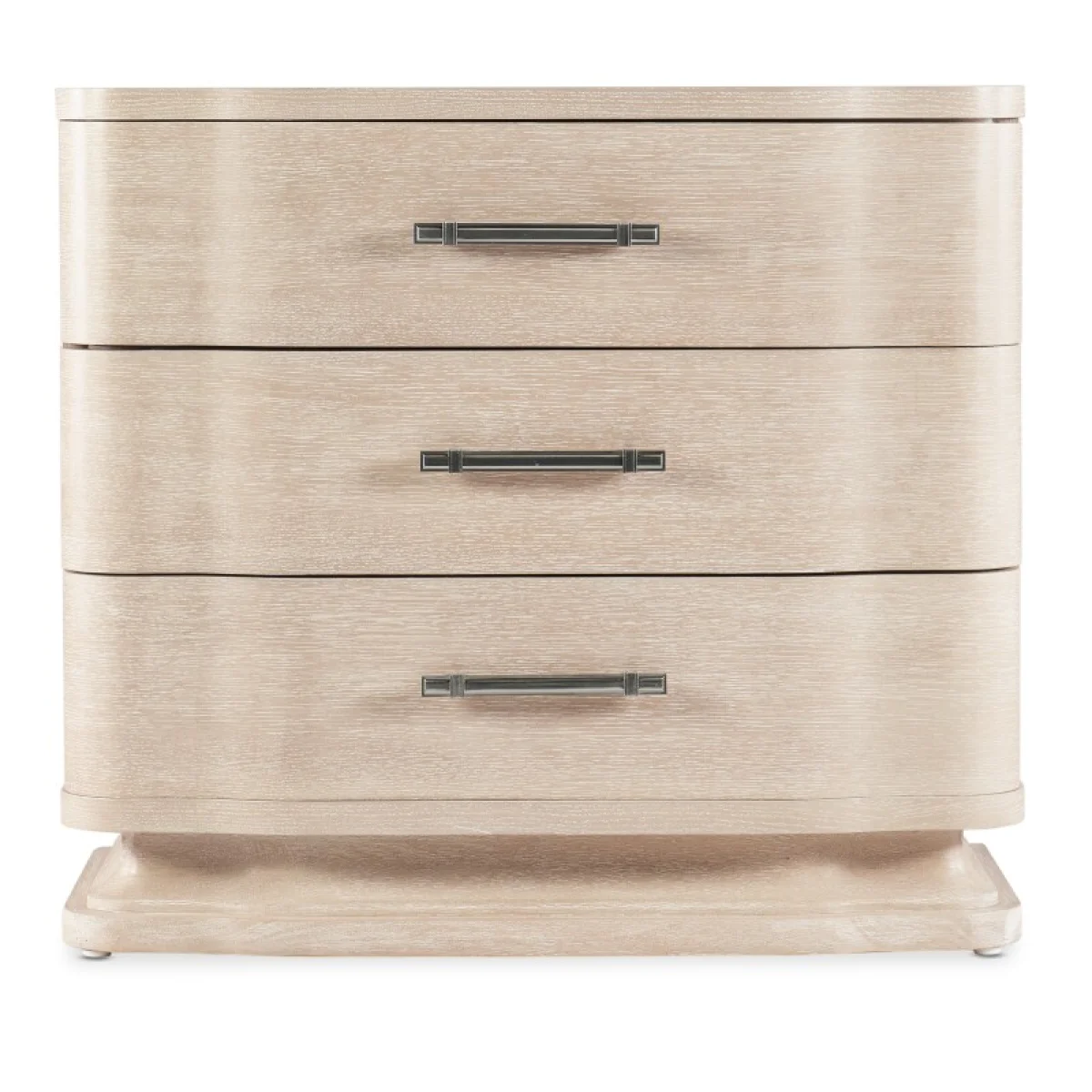 Nouveau Chic Three Drawer Nightstand Nightstands Brown 7