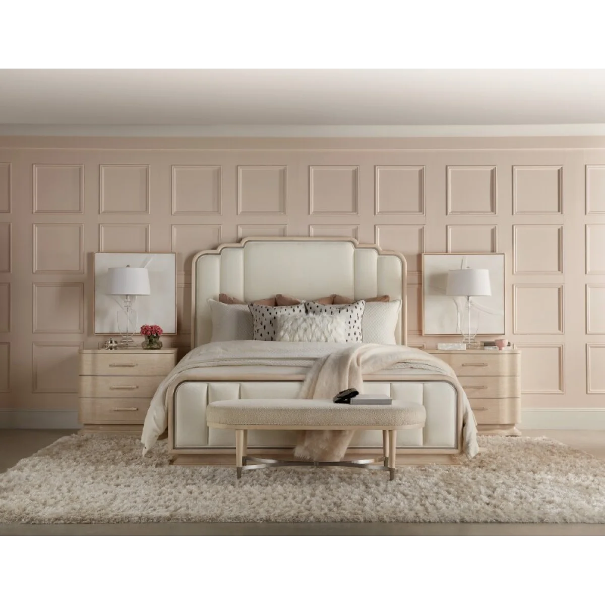 Nouveau Chic Cal King Upholstered Bed Beds Beds 8