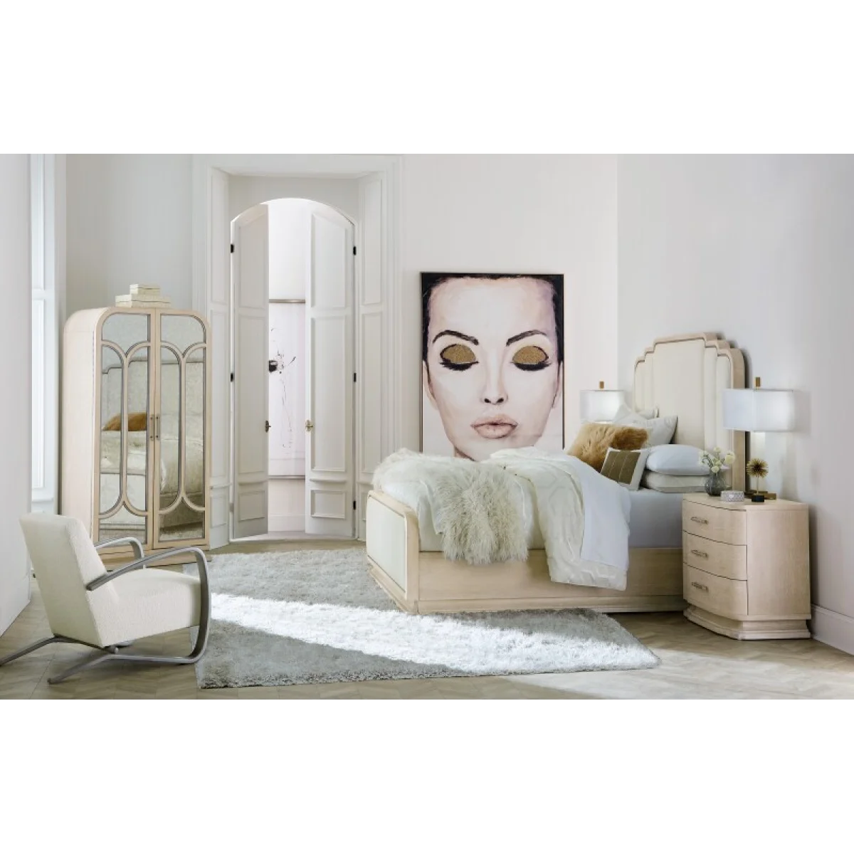 Nouveau Chic Cal King Upholstered Bed Beds Beds 11