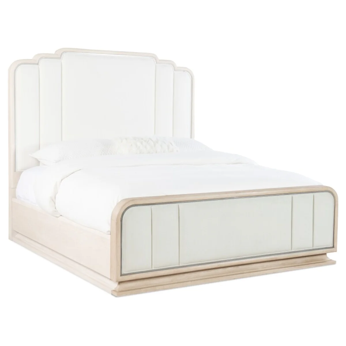 Bedroom Nouveau Chic 6/0-6/6 Upholstered Footboard Bed Parts Bed Parts 4