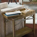 Woodridge Chairside Table in Sierra Brown - Image 2