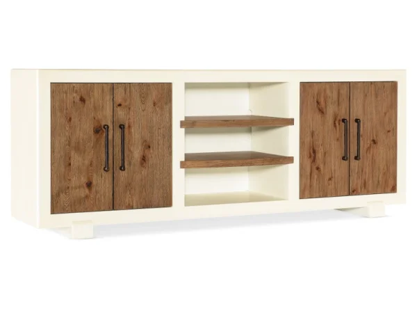 Big Sky Tahoe Entertainment Console Entertainment Stands Cream