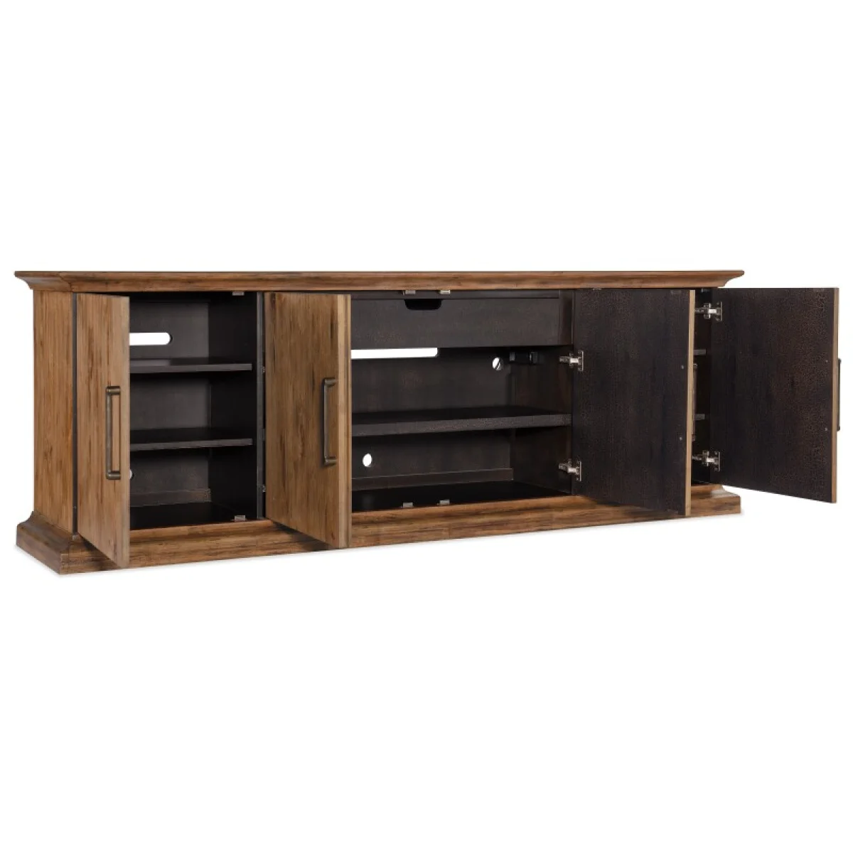 Big Sky Media Console Entertainment Stands Brown 6