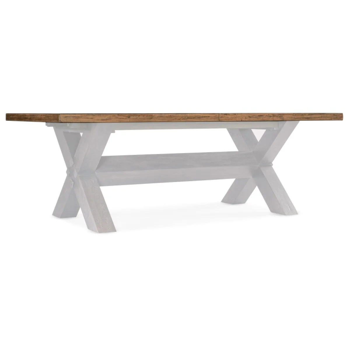 Big Sky Trestle Dining Table with 2-20in Leaves Dining Tables Brown 15