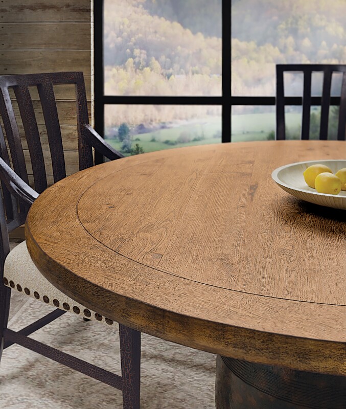 Big Sky Round Dining Table Dining Tables Brown 6 Big Sky Round Dining Table Dining Tables Brown 6
