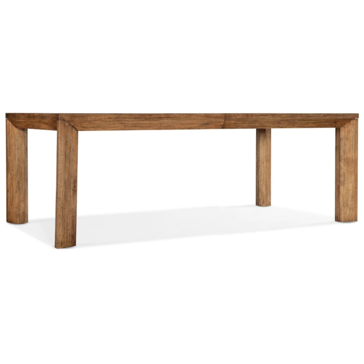 Big Sky Leg Table with 1-24 in Leaf Dining Tables Brown 4