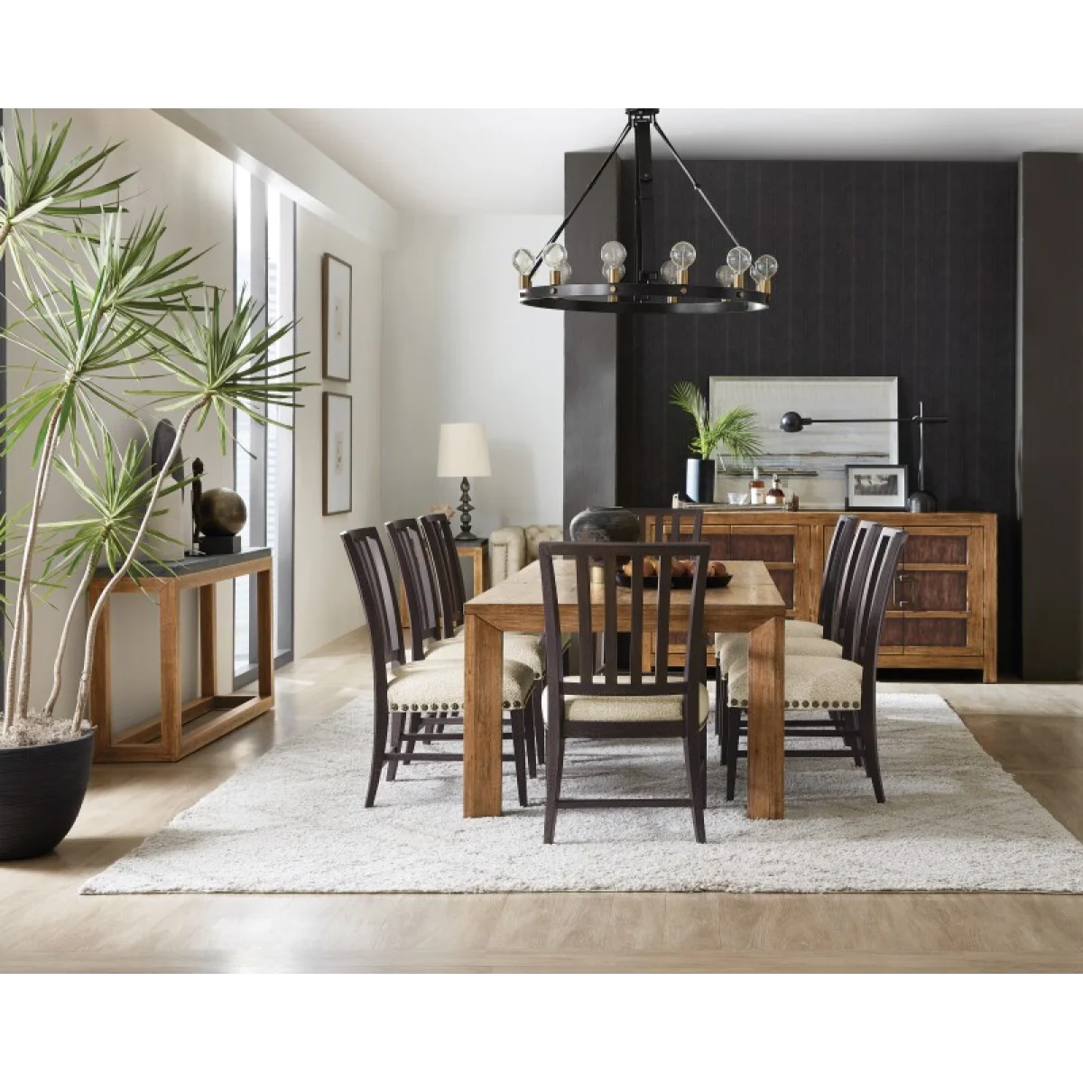 Big Sky Buffet Dining Storage Brown 12